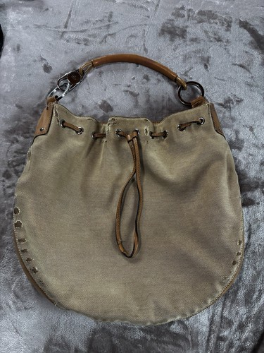 Gucci sac main toile - gucci, en