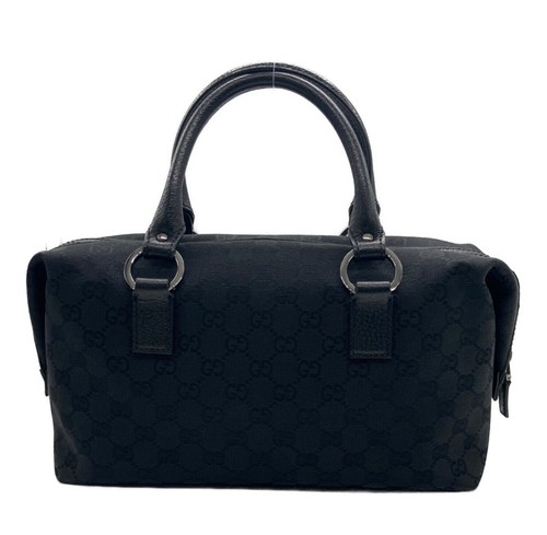 Sac main gucci toile noire - main,