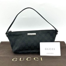 Sac à main GUCCI toile cuir