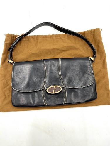 Sac main gucci cuir noir - main,