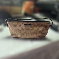 Sac à main GUCCI toile cuir