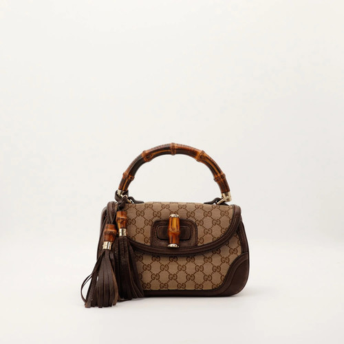 Sac main gucci bambou - main,